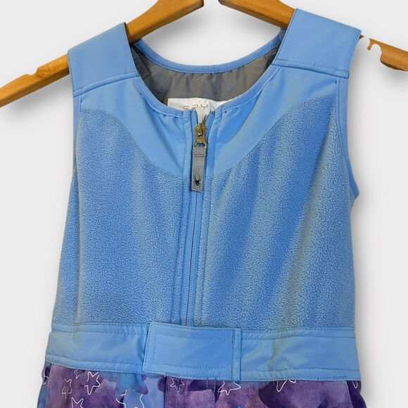 Girls Spyder Snowpants Blue purple Ski Snowboard Size 4 Small To Tall Extendable - Picture 3 of 9